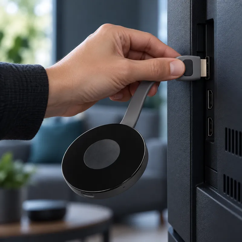 Step 1: Connecting the PlayVero HDMI plug to a television input